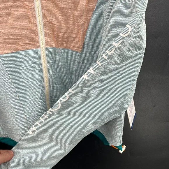 Without walls windbreaker Urban outfitters retro colorblock zip up lightweight M - Picture 4 of 13